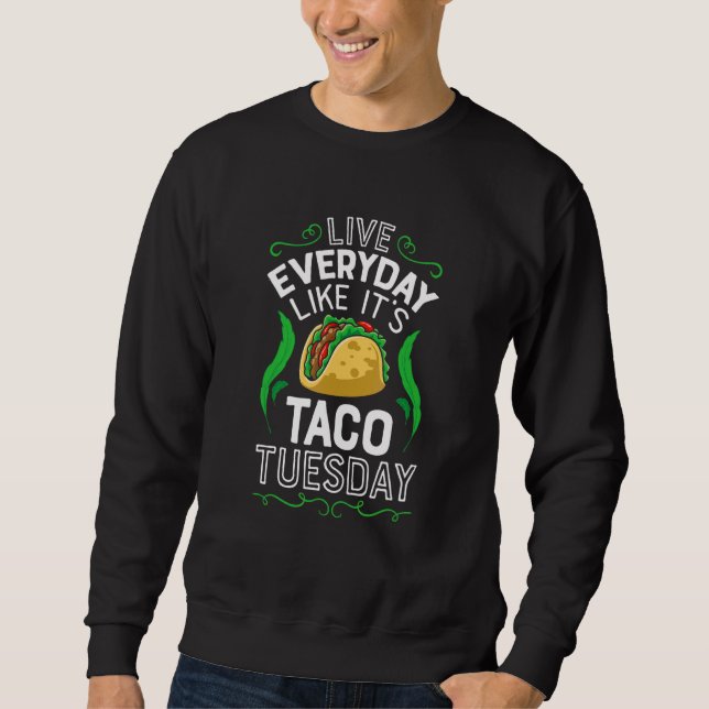 Moletom Terça-feira de Taco Cinco De Mayo México Nacional  (Frente)