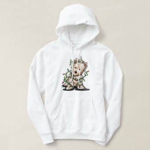 Moletom Terrier Hoodie de Natal Desiluminado