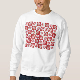 Moletom Teste padrão Thunder_Cove do vermelho/o branco da