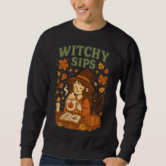 Moletom Testemunha Sips Halloween | Café da Bruxa Cozy