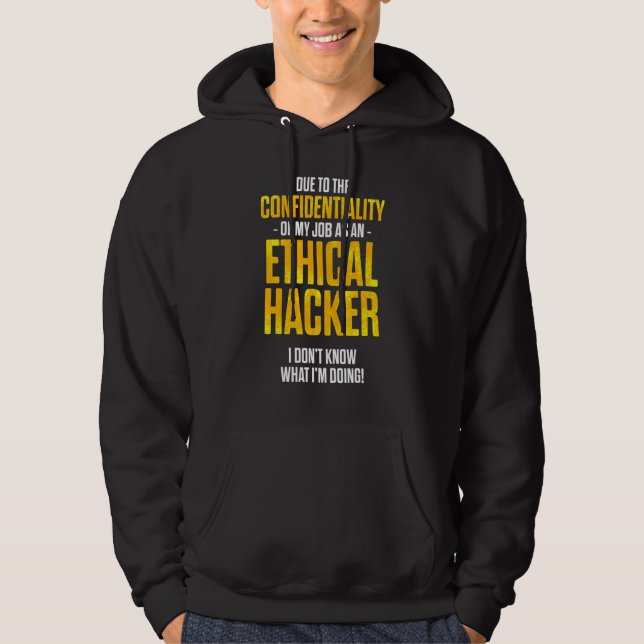 Moletom Testor de Caneta de ti para cibersegurança do hack (Frente)