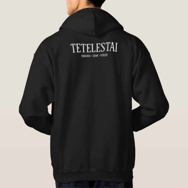 Moletom Tetelestai Salvou Estabeleceu Cristão (Verso)
