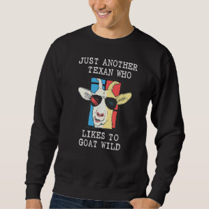 Moletom Texan Goat Rancher Goat Wild Texas Goat Farmer Goa