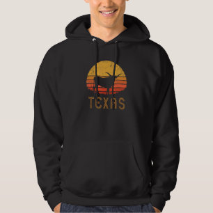Moletom Texas Retro Longhorn Cattle Vintage Texan Lone Sta