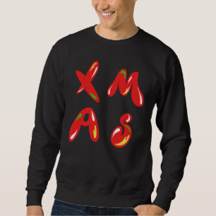 Moletom Texto de Bolha do Xmas