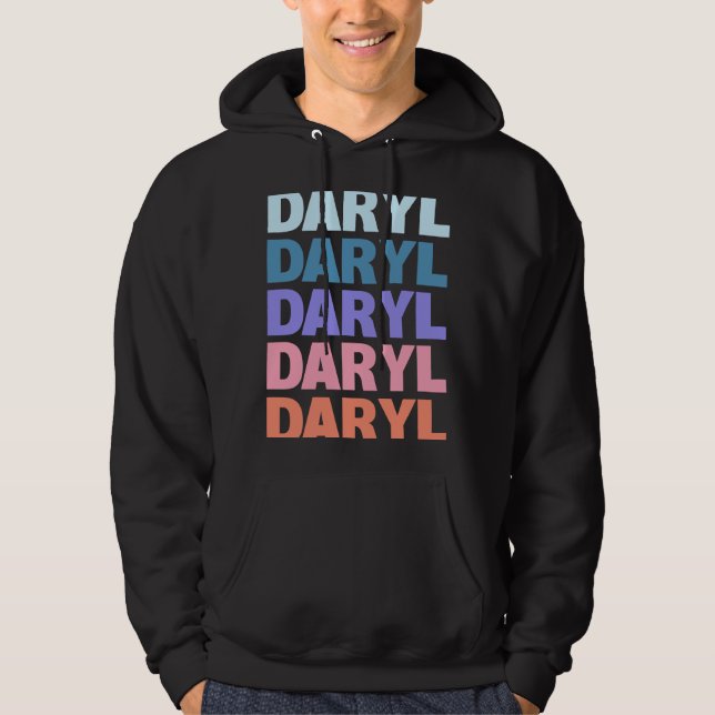 Moletom Texto Moderno Repetido Daryl (Frente)