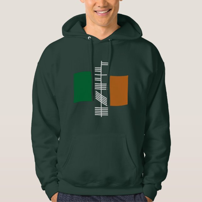 Moletom Texto Ogham "Irlanda"  (Frente)