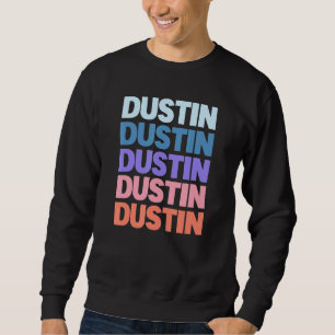 Moletom Texto Repetido Moderno Dustin
