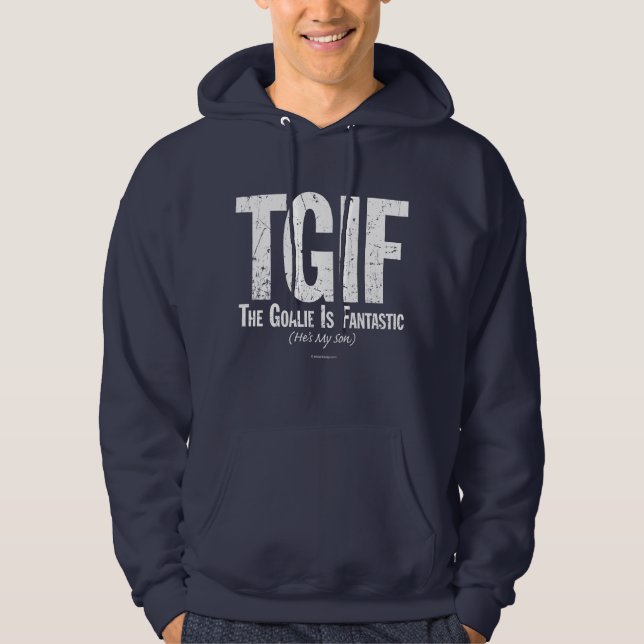 Moletom TGIF: O Goalie é Hoodie Fantástico (Frente)