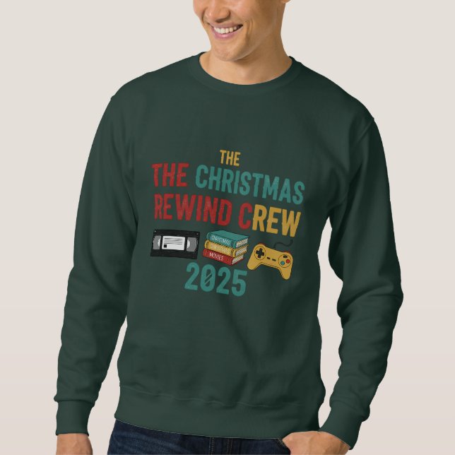 Moletom The Christmas Rewind Crew 2025 (Frente)