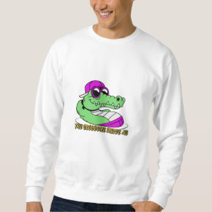 Moletom The Crocodile inside me cute beautiful design