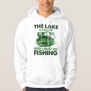 Moletom The Lake Is Calling And I Must Go Fishing