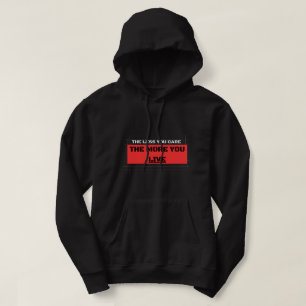 Moletom The Less You Care The More You Live Streetwear Rou