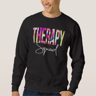 Moletom Therapy Squad Tie Dye Back To School Women Appreci