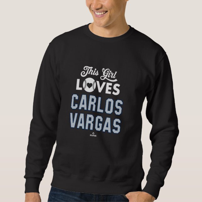 Moletom This Girl Loves Carlos Vargas Seattle Baseball MLB (Frente)
