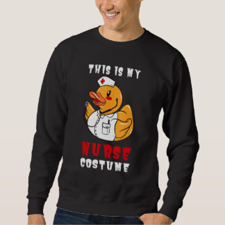 Moletom This Is My Nurse Costume Halloween Duck