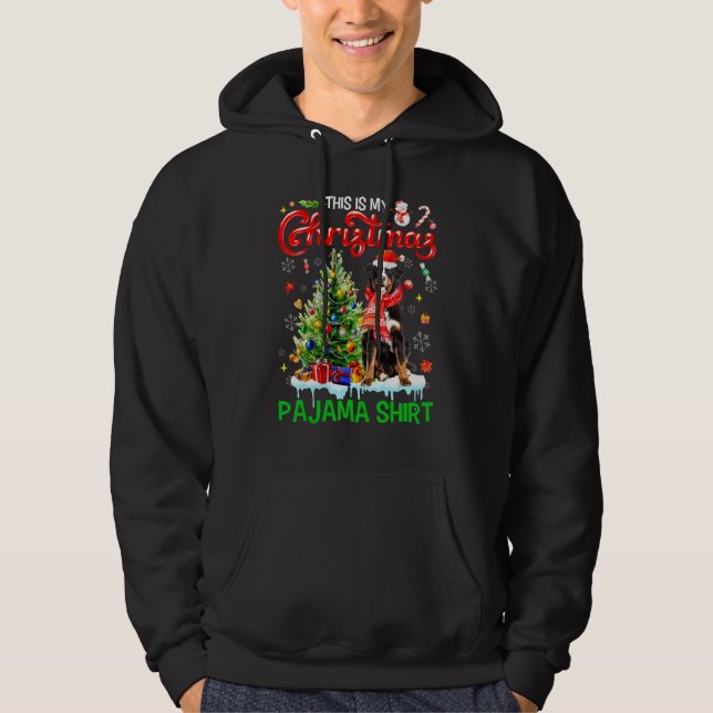Moletom This My Christmas Pajama   Bernese Mountain Santa  (Frente)