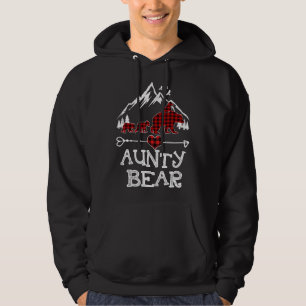 Moletom Tia Bear Christmas Pajama Red Xadrez Buffalo Fami