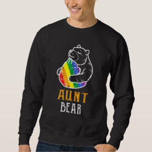 Moletom Tia Bear Lgbt - Orgulho gay de Direitos Iguais Rai