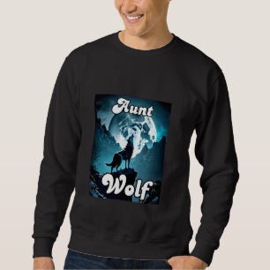 Moletom Tia Wolf Matando A Tribo Familiar Lobos Lua Tia
