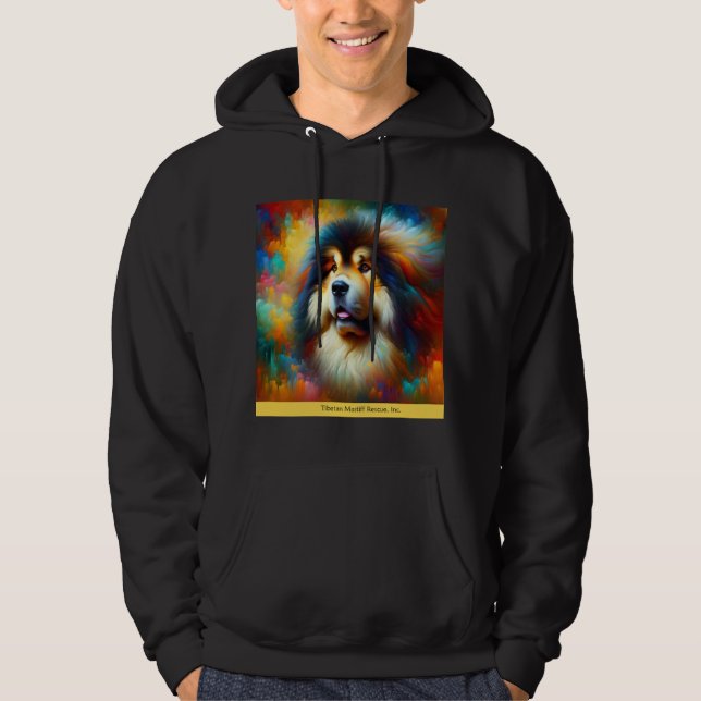 Moletom TibetanMastiff Head Hoodie (Frente)