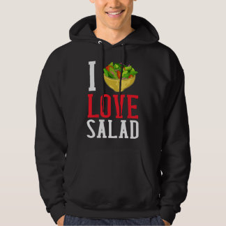 Moletom Tigela de Salada Vegana com Molho I Love Salad