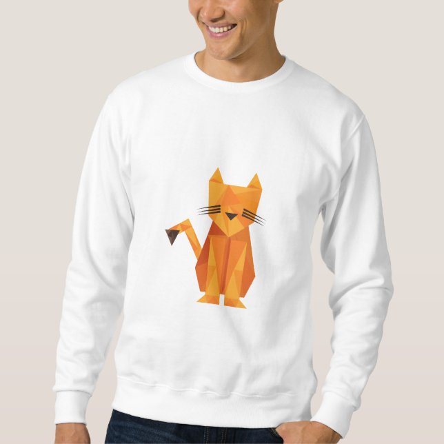 Moletom Tiger Oragami (Frente)