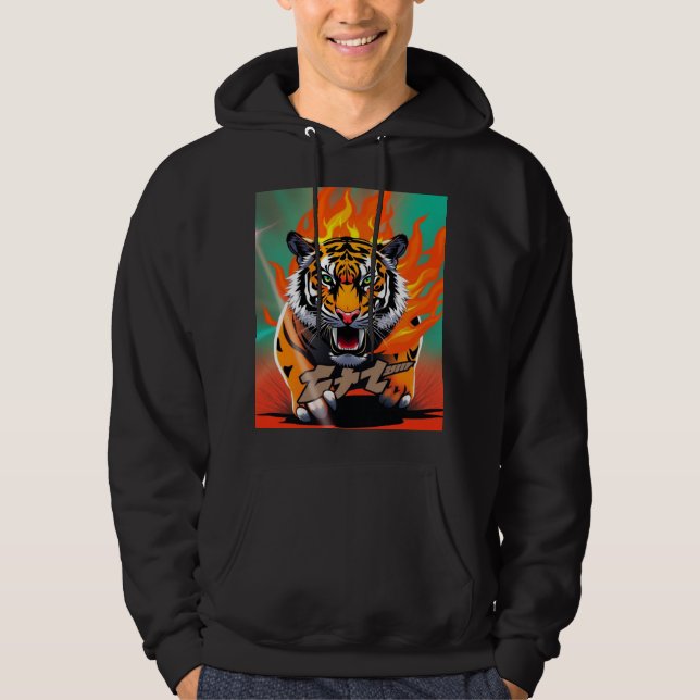 Moletom tigre anime (Frente)