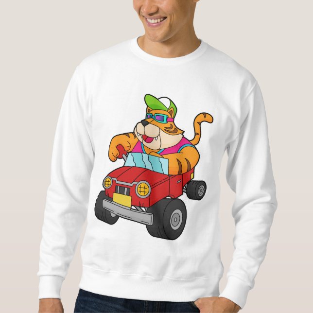 Moletom Tigre com carro (Frente)