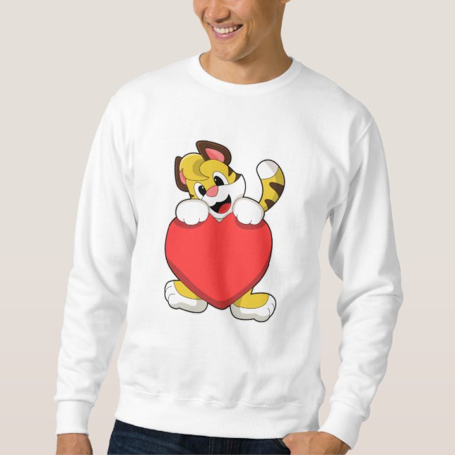 Moletom Tigre com Coração (Frente)