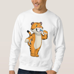 Moletom Tigre com escova de dentes