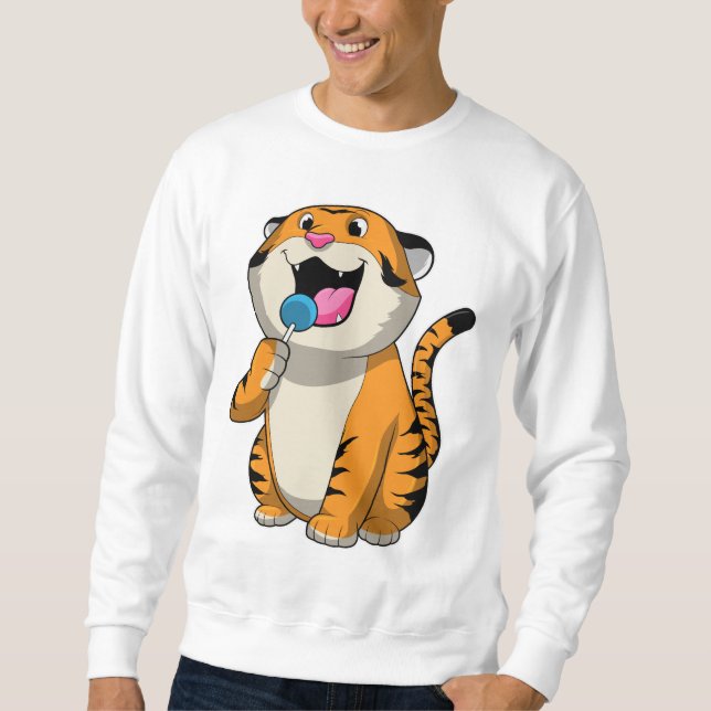 Moletom Tigre com Pirulito (Frente)