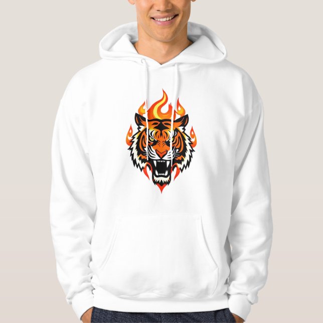 Moletom Tigre em chamas (Frente)