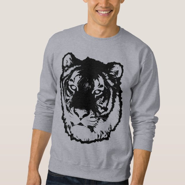 Moletom Tigre preto (Frente)