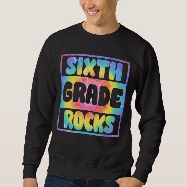 Moletom Time 6 Grade Hello, Rocks Do Sexto Grau De Volta A (Frente)