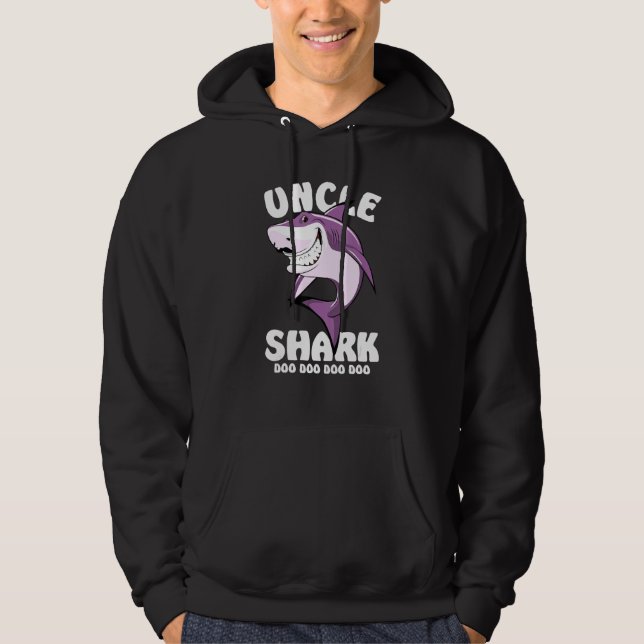 Moletom Tio Shark Doo Mamãe Tia Pai Bebê (Frente)