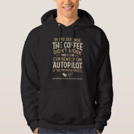 Moletom Tipografia Divertida de Café