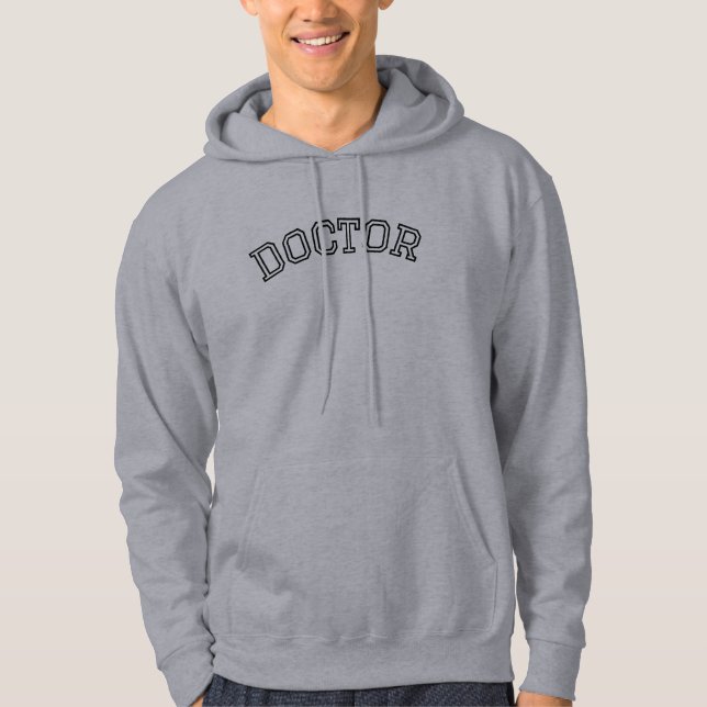 Moletom Tipografia Universitária Moderna Médico Masculino (Frente)