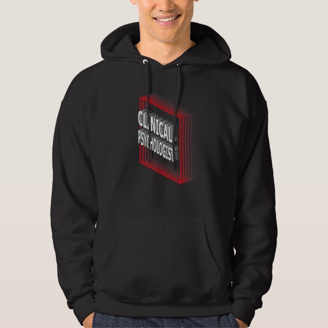 Moletom Título de Psicólogo Clínico Apreciação Retro (Frente)