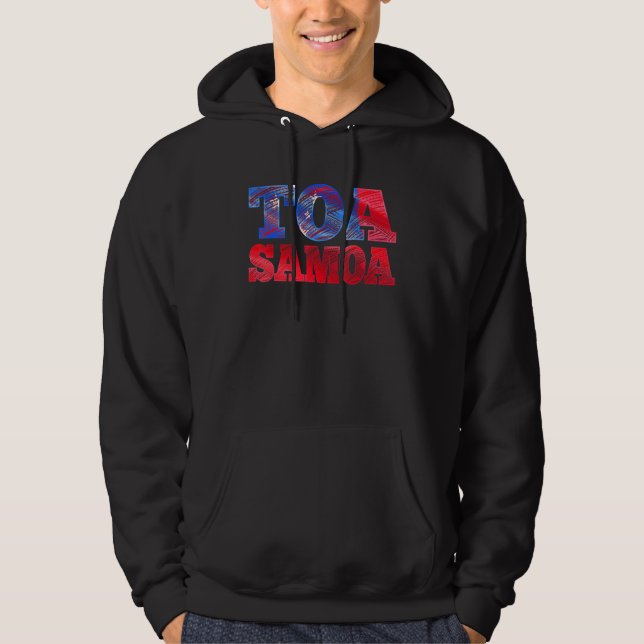 Moletom Toa Samoa ou Bandeira Samoana ou Rugby (Frente)