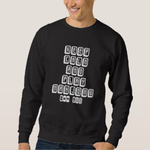 Moletom Tocar Azulejos Mahjong Jogador de música Mah Jongg