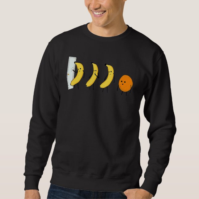 Moletom Toco Toco  Quem é  Banana Quem é  Laranja (Frente)