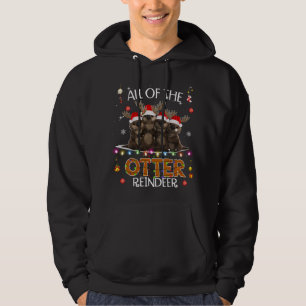 Moletom Toda a Rena Otter Natal Engraçada