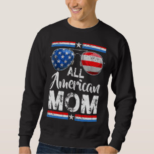 Moletom Toda Mãe Americana Bandeira Americana 4 De Julho P