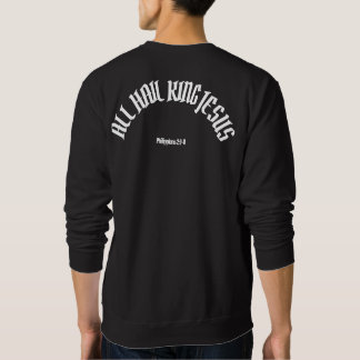 MOLETOM "TODO O REI DO HAIL JESUS BLACK SWEATSHIRT