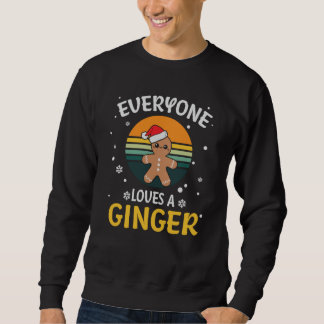 Moletom Todos adoram uma Vintage retrô de Natal Ginger