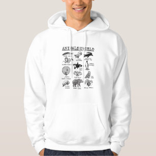 Moletom Todos os Animais do Mundo Vintage Engraçados