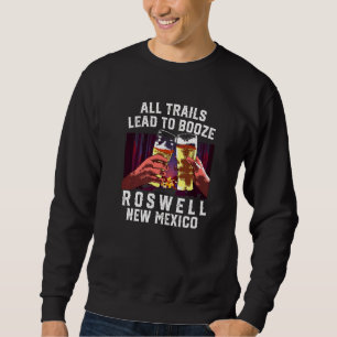 Moletom Todos Os Trilhos Levam A Booze Roswell A Acampar O