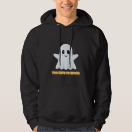 Moletom Too Cute To Spook – Adorable Kawaii Ghost Hallowee