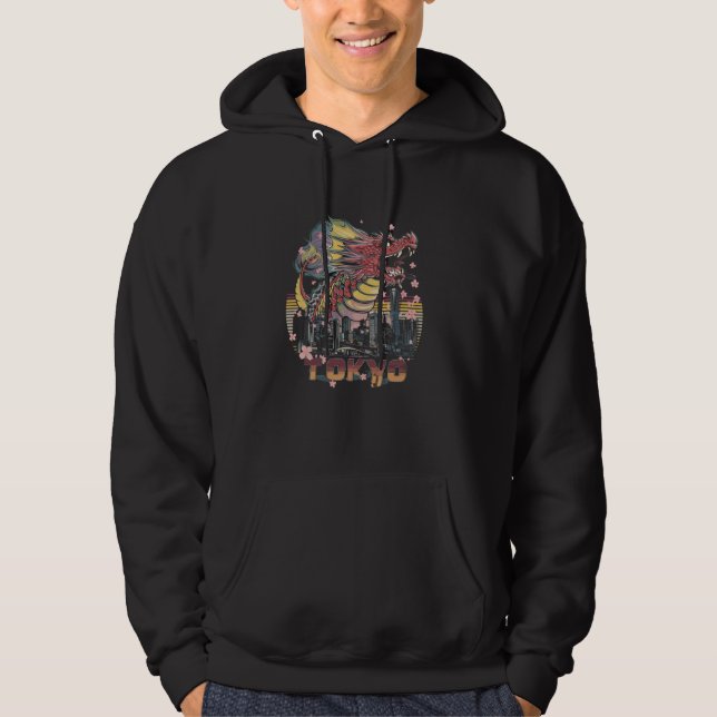 Moletom Tóquio inspira estilo de imagem 80s retrô japonês  (Frente)